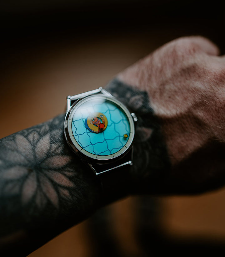 A perfectly useless afternoon mechanical on wrist