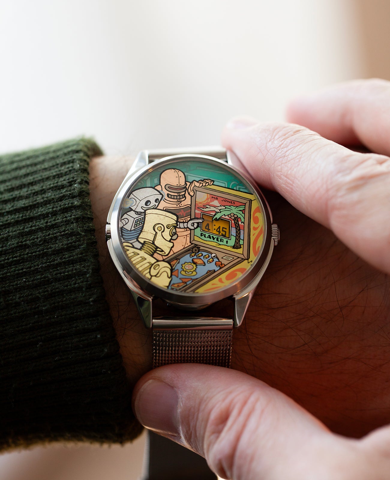 Ricochet | Pinball inspired watch | Ryan Claytor X Mr Jones