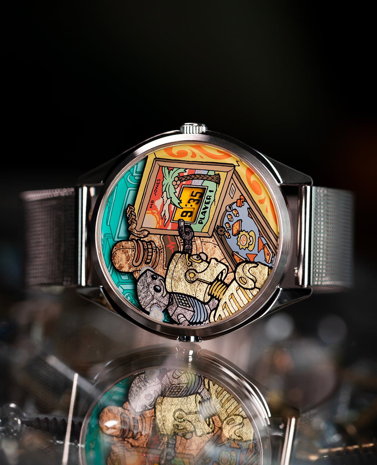 Ricochet | Pinball inspired watch | Ryan Claytor X Mr Jones