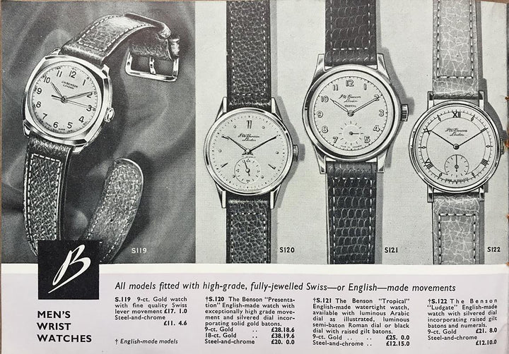 Smiths for Benson Everest pattern
